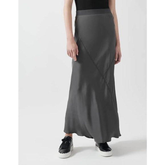 ATM Anthony Thomas Melillo Dresses & Skirts - ATM ANTHONY THOMAS MELILLO NEW Silk Charmeuse Godet Bias Maxi Skirt Size L